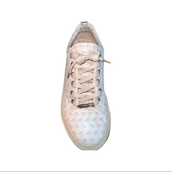 Ted baker pink motif flamingo sneakers size 39 - Picture 4 of 13